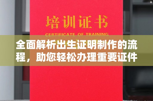 高阳全面解析出生证明制作的流程，助您轻松办理重要证件