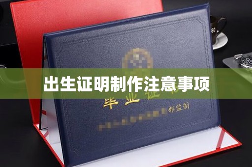高阳出生证明制作注意事项