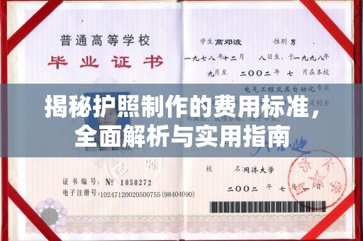 高阳揭秘护照制作的费用标准，全面解析与实用指南
