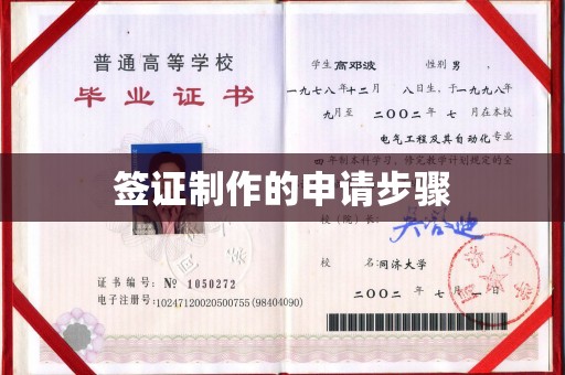 高阳签证制作的申请步骤